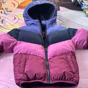 Swiss Tech Navy Fleece Jacket girls and house coat